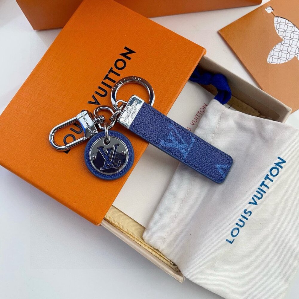 Louis Vuitton Blue Keychain